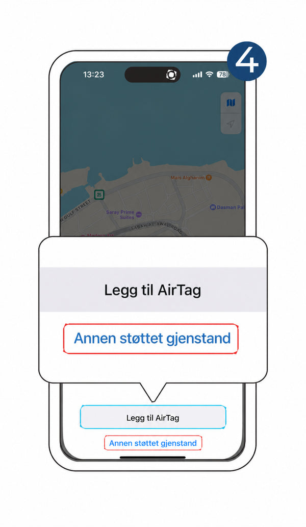 Trykk "Annet støttet objekt"